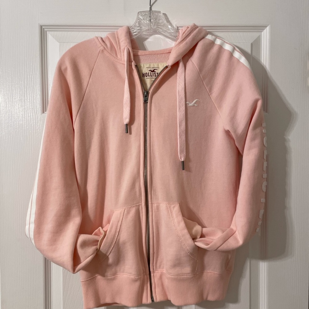 Hollister Medium Baby Pink Jacket